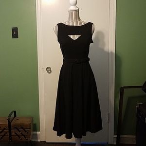 Black swing dress